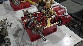 Free Lance 2 Cylinder Horizontal Steam Engine 1 34 bore x 1 12 stroke [upl. by Nagol]