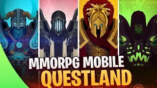 Questland ✦ Un petit mmorpg gratuit sur androidiOS [upl. by Naujtna]