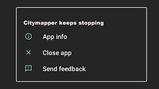 How To Fix Citymapper App Keeps Stopping problem Solution in Android Phone [upl. by Eecats448]