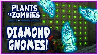 All Diamond Gnomes in Weirding Woods Plants vs Zombies Battle for Neighborville [upl. by Ahsema]