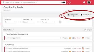 How to use Search in Workast  Slack Task Manager [upl. by Rosel70]