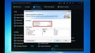Advanced SystemCare ProUltimate 7 Free Download  quotDisk Cleanerquot Function Review [upl. by Lisab]