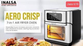 INALSA Aero Crisp  Air Fryer Oven  Unboxing  Jass 619 vlogs 👍👍👍👍 [upl. by Anairb]