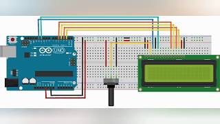 LCD Display How to set up LCD Display Using potentiometer [upl. by Dranik636]