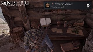 BANISHERS GHOSTS OF NEW EDEN  American Vampyr TrophyAchievement Guide Old Writings Location [upl. by Leacock95]