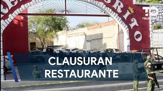 Clausuran restaurante en avenida Constitución en Monterrey [upl. by Walcoff629]