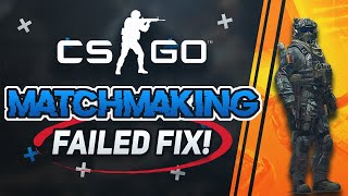 How to Fix Matchmaking Failed Error in CSGO  2024 [upl. by Ynotna406]