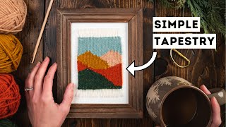 How to weave a CUTE landscape tapestry [upl. by Nerak]