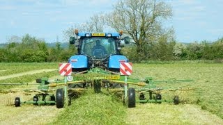 Silage 2012 Raking Up The Grass [upl. by Idok]