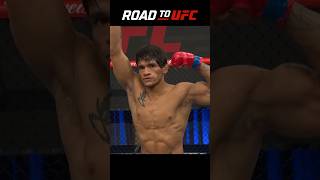 Angad Bisht destroys opponent in Round 1 at ufc shorts viralshorts mma [upl. by Im664]