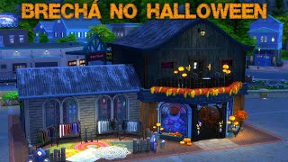 Brechó  Loja de Chá no Halloween Speed Build [upl. by Atiuqihc]