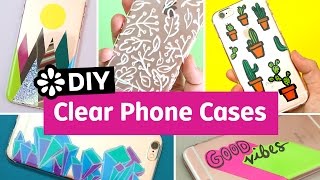 5 Cool DIY Clear Phone Cases  Sea Lemon [upl. by Lebanna]