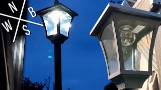 70quot Adjustable Solar Lamp Post  Unboxing amp Review [upl. by Mendel]