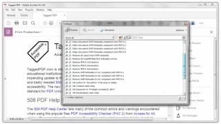 PDFUA identifier missing Acrobat Pro DC [upl. by Sedicla]