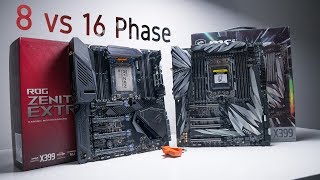 Enthusiast X399 Battle  MSI MEG Creation vs Asus Zenith Extreme [upl. by Ahsaelat]