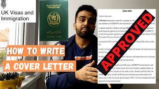 How to Write a Cover Letter For Standard Visitor Visa UK [upl. by Nnyltiac538]