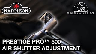 Napoleon Prestige PRO™ Air Shutter Adjustment [upl. by Aznaed663]