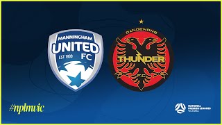 2024 NPLMVIC Round 2 Manningham United Blues FC v Dandenong Thunder FC [upl. by Imoian]