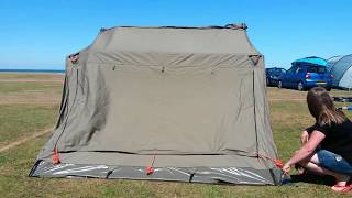 Oztent RV5 set up [upl. by Aillicec]