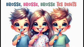 Brosse tes dents  chanson éducative pour les enfants  Le brossage devient un jeu denfant [upl. by Hsuk]