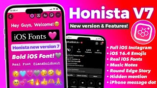 🍎 Full iOS Instagram on Android ft Honista V7New HONSTA FeaturesHonista iPhone story [upl. by Dranoc]