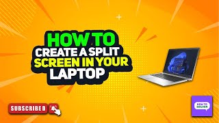 How to create a split screen in your laptop 2024 [upl. by Anaeed]