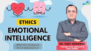 EMOTIONAL INTELLIGENCE HINDI  UPSC ETHICS VIDEO  Dr Vijay Agrawal  Civil Services  AFEIAS [upl. by Aniarrol]