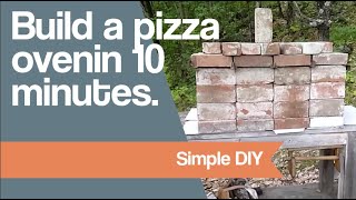 Build a pizza oven in 10 minutes [upl. by Benni]