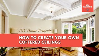 Create Your Own Coffered Ceiling [upl. by Anauqcaj]