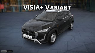 Nissan Magnite Facelift VISIA Variant Feature List Explained  10 NA Petrol  649 Lakhs Price [upl. by Atok806]