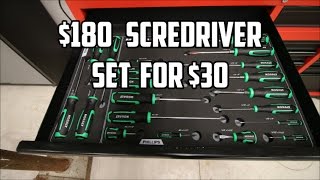 180 Mac Tools Screwdriver Set for 30 [upl. by Erbma771]