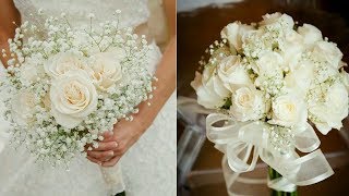 How to Arrange A Bridal Bouquet  DIY wedding bouquet  fresh flower bouquet for wedding [upl. by Kayley]