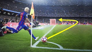 Top 10 smart corner kick goals [upl. by Ariaec]