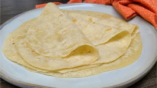 How to make Soft Flour Tortillas  Burrito  Taco Wrappers  Step by Step  Episode 1209 [upl. by Hsevahb]