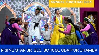 RISING STAR SR SEC SCHOOL UDAIPUR CHAMBA  ANNUAL FUNCTION 2024 [upl. by Inaffets394]