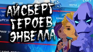 АЙСБЕРГ ГЕРОЕВ ЭНВЕЛЛА  ВСЕ ТЕОРИИ ТАЙНЫ И ФАКТЫ МУЛЬТИКА [upl. by Htrowslle913]