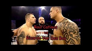 Raul CatinasStriker vs Ricardo Van Den BosDestroy Big Fighter Brutal knockout👊 [upl. by Sayer]