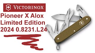 Victorinox 08231L24 Victorinox Pioneer X 93mm  Alox Limited Edition 2024 Pocket Knife 9 Functions [upl. by Aniela93]