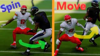 How to do a spin in Madden 24 [upl. by Enimisaj581]