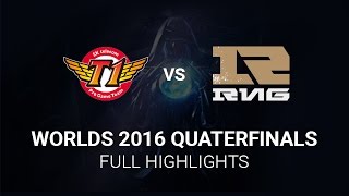 SKT vs RNG Highlights All Games S6 Worlds 2016 Quarter final SK Telecom T1 vs Royal Never Give Up [upl. by Flanigan]