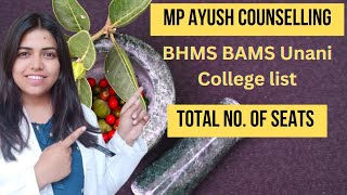 List of BMAS BHMS Unani college in madhya pradesh [upl. by Sukul883]