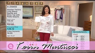 QVC Model Kerin Martucci [upl. by Nanete]