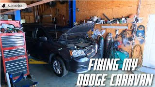 DODGE CARAVAN I DIY FIX FOR MINOR DAMAGE [upl. by Eittam15]