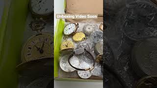 Vintage amp Antique Pocket Watches Estate Watch Collection Unboxing [upl. by Volnak]