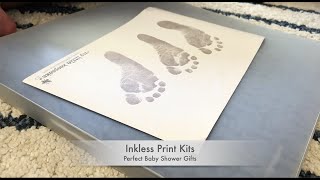 Inkless Print Kit for baby hand and footprints [upl. by Sokem]