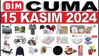 BİM 15 KASIM 2024 KATALOĞU ✅ BİM MARKET CUMA ✅ AKTÜEL ÜRÜNLER  RESMİ KATALOG [upl. by Osana]