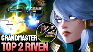 WILD RIFT RIVEN  TOP 2 RIVEN GAMEPLAY  GRANDMASTER RANKED [upl. by Hough]