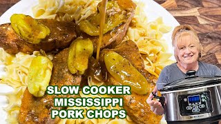 Slow Cooker MISSISSIPPI PORK CHOPS [upl. by Petersen]