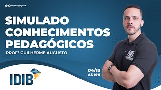 Conhecimentos Pedagógicos  Simulado ao Vivo [upl. by Naivad]