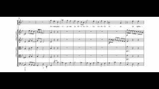 3 Tecum Principium Dixit Dominus  G F Händel Score Animation [upl. by Kerr]